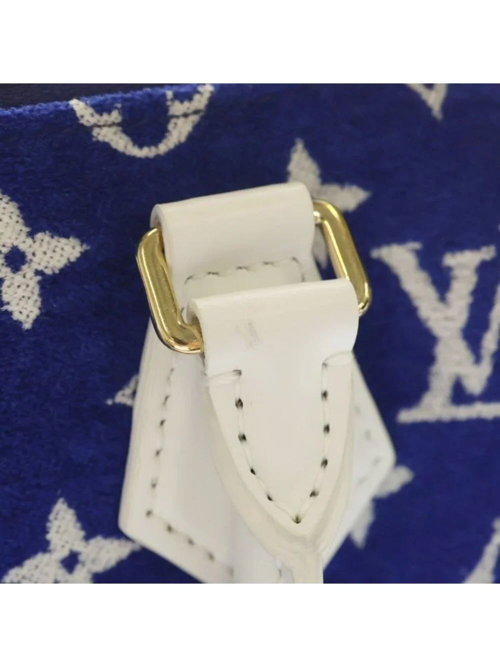 Louis Vuitton Monogram Speedy Bandouliere 20 2-Way Handbag Blue